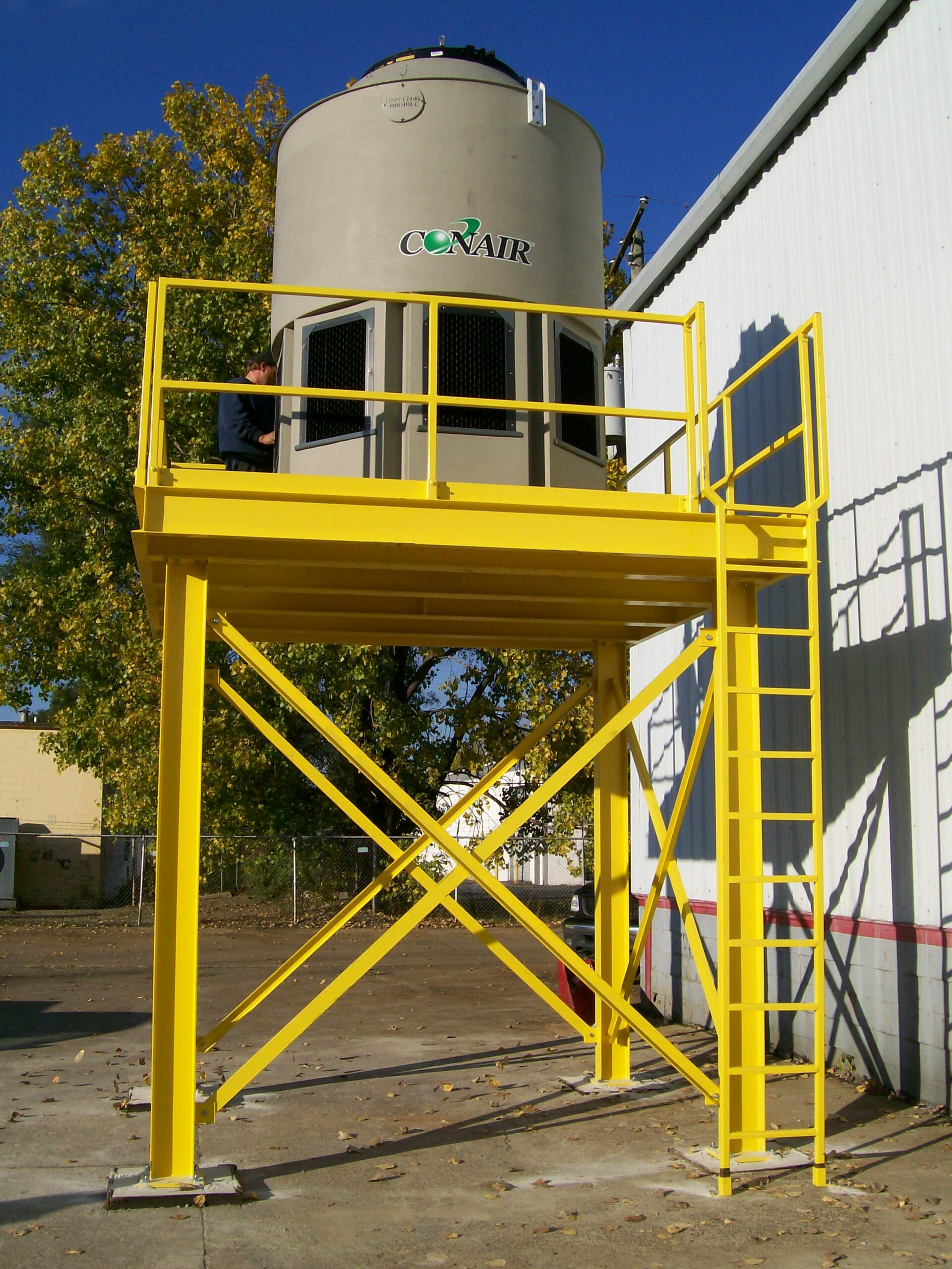 Cooling Tower Stands Welsh Industrial Contracting